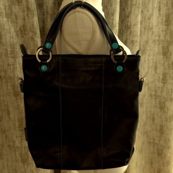 GABS  Black Italian Calf Leather Bag - Picture 1 of 8